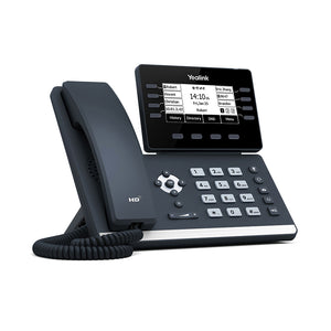 Yealink T53W Dual Band WiFi IP Phone, Built-in dual-band Wi-Fi (2.4GHz, 5GHz), Built-in USB 2.0 Port, PoE Support, 2x Ethernet ports, Excludes PSU