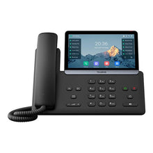 Load image into Gallery viewer, Yealink T77U SIP VoIP Phone with 7-inch multi-touch screen, Dual-port Gigabit Ethernet, PoE support, Dual USB ports, Built in Bluetooth and WiFi
