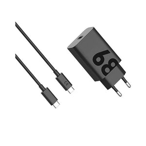 Motorola TurboPower 68W USB-C Charger With 6.5A USB-C Cable SJMC682, Slim and small, 68W USB-PD 3.0 charger, Compatible with SAMSUNG, Apple, Huawei