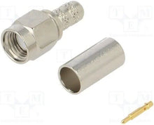 Load image into Gallery viewer, SMA (Male) Connector for ARF195 Cable, For ARF195 Cable, Less than 0.2dB Loss, SMA Male Crimp Connector, Cabling &amp; Cabinets, Coax Cable &amp; Connectors
