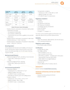 Aruba Networks AP-635 / IAP-635 (RW) APIN0635 Indoor Access Point 802.11ax Wi-Fi 6E OFDMA 2x2:2 MIMO 7.8 Gbps 6 GHz band WPA3