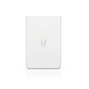 Ubiquiti U6-IW UniFi6 In-Wall AP Wall-mounted WiFi 6, 5.3 Gbps,2.4/5GHz bands Wireless access point with a built-in PoE switch
