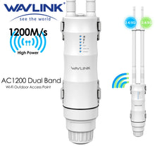 Load image into Gallery viewer, WAVLINK AC300/600/1200/1800/3000 Dual Band Outdoor Router Access Point Outdoor Long Range Wi-Fi Extender with Active/Passive PoE
