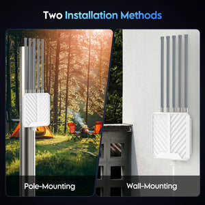 EDUP EP-AP2627 AX3000 WiFi 6 Outdoor High-Power Wireless Access Point High Performance Dual-Chip 3000Mbps Wireless Transmission Rate
