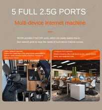 Load image into Gallery viewer, Tenda 2.5GbE Ethernet Switch 2.5GBASE-T 5 Port 2.5G RJ45 Fanless Plug and Play Network Switch Desktop Hub Internet Splitter
