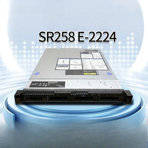 Lenovo SR258 E-2224 16G 1U Rack Sever Intel 2234/8G/4x2.5/HS/Onboard RAID Support SATA RAID0, 1, 10, 5/300W ThinkSystem SR258