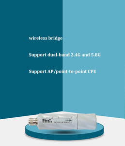 MikroTik RBGroove52HPn(Groove 52) RouterOS Dual Band 2.4GHz/5.8GHz Outdoor Wireless Bridge High Power Antenna, Weatherproof, durable and ready to use