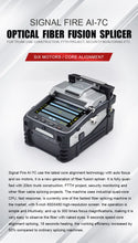 Load image into Gallery viewer, Signal Fire Ai-9 Ai-10A Ai-6C Fiber Fusion Splicer Cable Splicing Machine Fibre Optic Tools Optical Equipment for Fiber Optics
