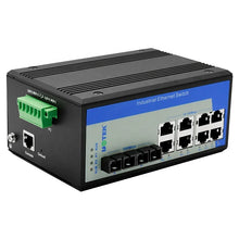 Load image into Gallery viewer, UOTEK UT-62208F-8T-2GSC-MNF Managed 8 100M Electrical port+2 1000M Gigabit optic fiber port DIN-Rail industrial Ethernet switch

