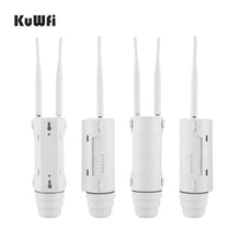 Load image into Gallery viewer, KuWFi 4G Outdoor WiFi Router 300Mbps Waterproof 4G SIM Card Router Wide Range Wireless Internet Hotspot Support 64 Users
