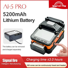 Load image into Gallery viewer, SignalFire AI-5 Pro Automatic 6 motors FTTH Fiber Optic Splicing Machine Optical Fiber Fusion Splicer Complete Kit
