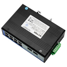 Load image into Gallery viewer, UOTEK 8 Ports 10/100/1000M RJ45 2 Layer Unmanaged Industrial Ethernet Switch DIN-Rail 2 Fiber SFP SC UT-60010G
