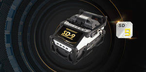 Sendun SD-9 6-Motor Auto Core Alignment Fiber Fusion Splicer 5s Fast Splicing 11s Heating VFL Power Meter Integrated Toolbox
