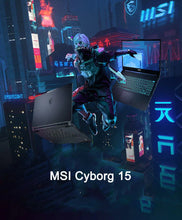 Load image into Gallery viewer, MSI Cyborg 15 Gaming Laptop 15.6 Inch FHD 144Hz IPS Screen Netbook i5-13420H 16G 512G RTX4050 Gaming Notebook
