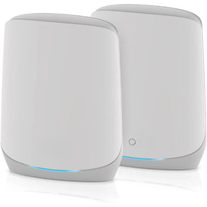 Orbi Tri-Band WiFi 6 Mesh Network System (RBK762S) – Router + 1 Satellite Extender, Security Features, 5.4 Gbps, up to 5,000 sq. ft