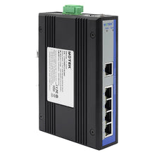 Load image into Gallery viewer, UOTEK 5-Port 100M Simple Managed Ethernet Switch Industrial DIN-Rail Ethernet Switch 310nm 20/40/60Km 1550nm 80/100/120Km SM UT-6405M
