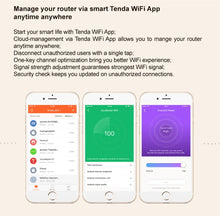 Load image into Gallery viewer, Tenda AC5 Dual Band 5G Home Router Wireless WiFi High-speed 1200M Signal Coverage Wifi Extender English Access Point
