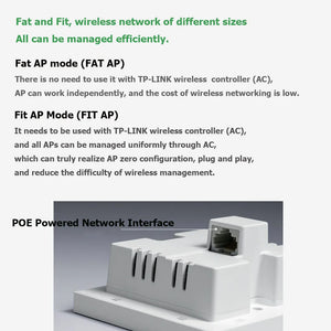 TP-Link WiFi Router AX3000 Dual Band 3000Mbps in-Wall AP WiFi6 Project Indoor AP 802.11AX Access Point 5GHz PoE Wifi Extender