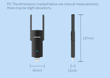 Load image into Gallery viewer, COMFAST Drive Free Gigabit Adapter 2.4G 5G Dual Band Network Card Support WPA3 MU-MIMO Wireless Dongle for Win 7/8/10/11
