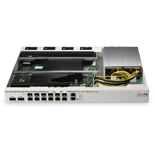 Mikrotik CCR2216-1G-12XS-2XQ Cloud Core Router Switch, with 100 Gigabit L3 Hardware, 16-core CPU, 16 GB RAM 2xM.2, 10/100/1000Mbps