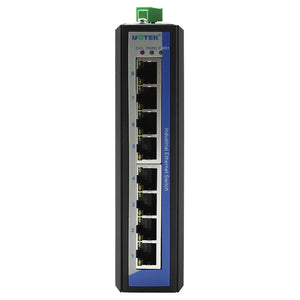 UOTEK 10/100/1000M 8 Ports RJ45 Network Unmanaged Industrial Ethernet Switch DIN-Rail, 8*Gigabit RJ45, 10/100/1000Base-T, UT-6408G