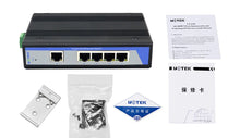 Load image into Gallery viewer, UOTEK Industrial Grade 100M 5 Ports Unmanaged Ethernet Switch DIN-rail without Power, 5x10/100Base-T(X) ports, Auto MDI/MDI-X, UT-6405

