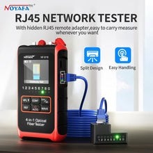 Load image into Gallery viewer, NOYAFA NF-916 4in1 Fiber Optical Power Meter Visual Fault Locator VFL REF FC SC ST RJ45 Fiber Optic Cable Testing Tool
