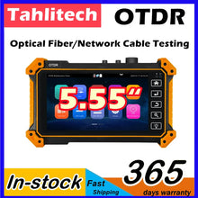 Load image into Gallery viewer, Tahlitech OTDR Tester Optic Time-domain Reflectometer 5.55 Inch Screen OPM VFL  UTP Cable Optic Fiber Tester Tool Kit
