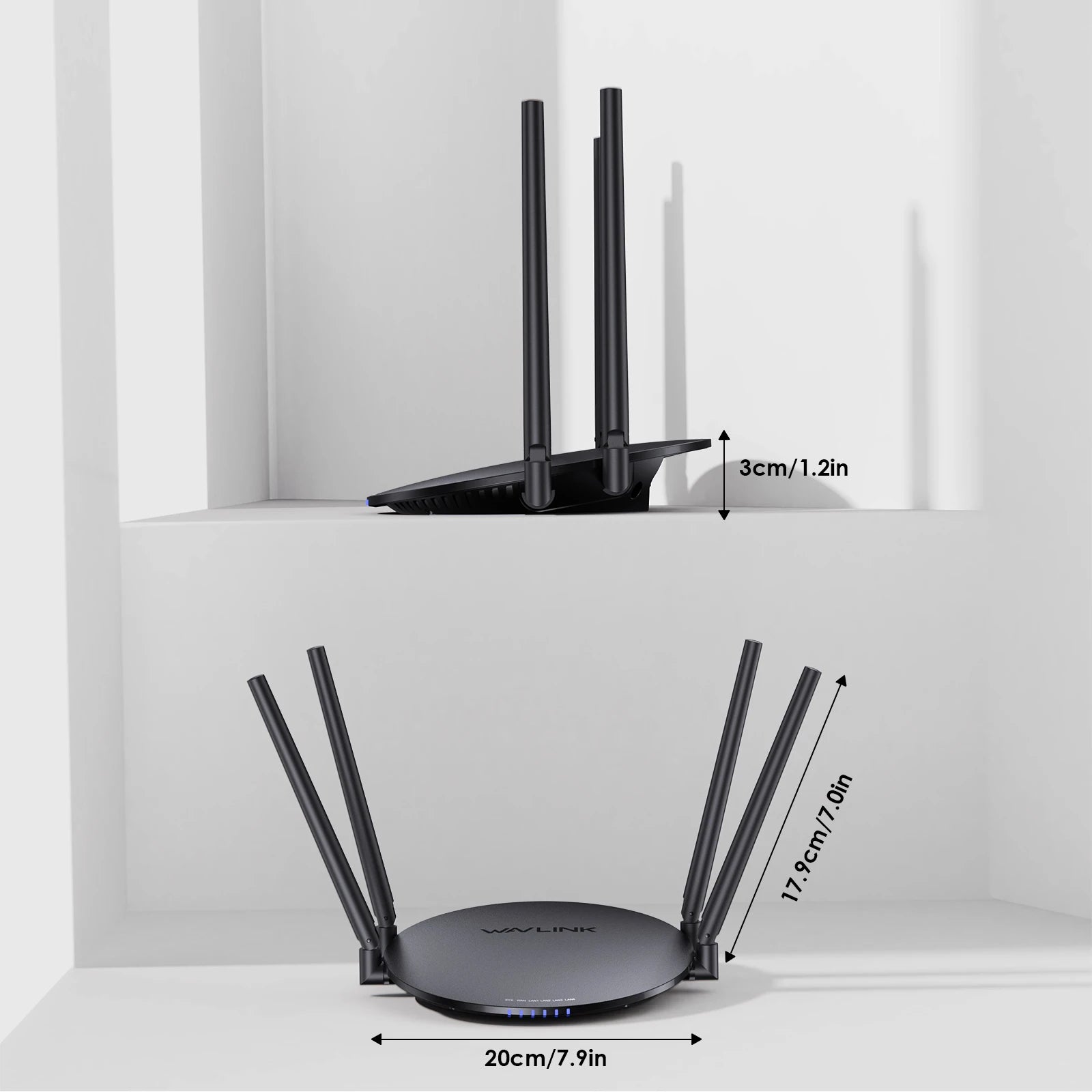 Wavlink AC1200 Dual Band Wi-Fi Router Gigabit Ethernet Router