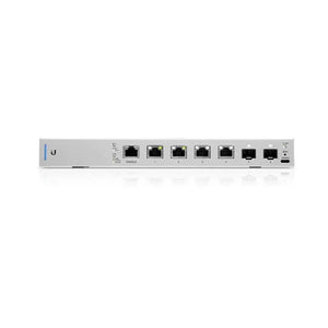 Ubiquiti US-XG-6POE 10 Gbit Ethernet PoE Switch 170W, with SFP+ (Gen1), 4x1/2.5/5/10 GbE PoE++ ports, 2x10G SFP+ ports, Layer 3 switching, 2xDC