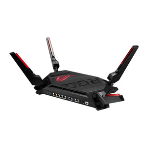Asus GT-AX6000 ROG Rapture Gaming Wi-Fi Router AiMesh Router, Wi-Fi 6 802.11ax 6000 Mbps, WAN/LAN Dual 2.5G Network Ports