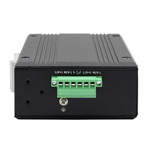 UOTEK Industrial Grade 8 Ports RJ45 Network Unmanaged POE Ethernet Switch 2 Gigabit Optical Fiber 1000M SEP SC UT-6428-POE