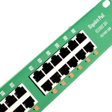 Load image into Gallery viewer, 24Port Gigabit Active PoE Midspan Injectors Switch for 802.3af/at devices like Voip phones WiFi AP&#39;s supports POE, VLAN, 1G switching
