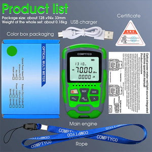 COMPTYCO AUA-MC70 Optical Power Meter -70~+10dBm 4 in 1 Multifunction OPM Fiber Network Cable Tester VFL 1-50MW(optional)