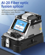 Load image into Gallery viewer, Signal Fire Brand AI-20 Optical Fiber Fusion Splicer Electric Cleaver Welder Machine 6 Motors Core Alignment 7800 mAh battery AI-20A
