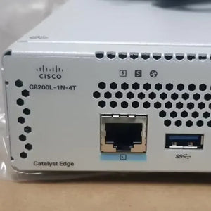 Cisco Catalyst 8200 Series Edge Platforms uCPE C8200L Enterprise, C8200L 1RU w/ 1 NIM slot and 4x 1 Gigabit Ethernet WAN ports network switch