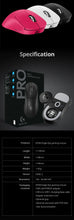 Load image into Gallery viewer, Logitech G PRO X SUPERLIGHT 2 DEX Wireless GPW 4 RGB Backlight HERO 25K Sensor Gaming Mouse
