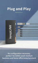 Load image into Gallery viewer, KeepLiNK 5-Port Multi-Gigabit 2.5Gbps Unmanaged Plug and Play Network Ethernet 2.5G Switch CE,FCC,RoHS Certified KP-9000-6XH-X
