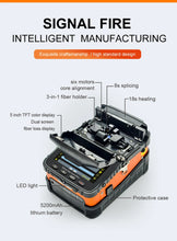 Load image into Gallery viewer, AI-5 AI-6A+ Signal Fire Automatic SM&amp;MM  FTTH Fiber Optic Splicing Machine Optical Fiber Fusion Splicer CE,FCC,RoHS

