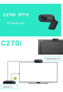 Logitech C270/C270i HD Video 720P Web Built-in Microphone USB2.0 Computer Camera USB 2.0 logitech Webcam Original Video Conferencing