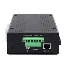 Load image into Gallery viewer, UOTEK Industrial 100M 2 Layers 8 Ports RJ45 Network Managed POE Ethernet Switch 2 Gigabit Optical Fiber SC DIN-Rail UT-6428M
