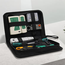 Load image into Gallery viewer, 11Pcs Portable LAN Network Tool Set Wear Resistant Computer Network Repair Tool Kit Crimping Maintenance Tool Set for Home Office
