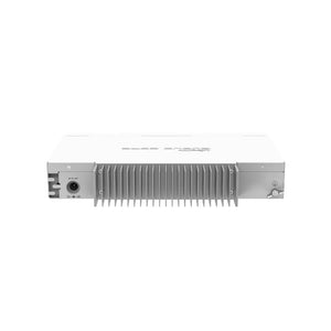 MikroTik 7x Gigabit Ethernet, 1x Combo port (SFP or Gigabit Ethernet), 9 cores x 1GHz CPU, 1GB RAM, passive cooling case, RouterOS L6
