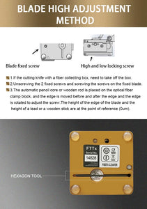 Original Signal Fire AI-9 AI-8C AI-7 Fusion Splicer S09 Fiber Cleaver and Blade, SC/UPC, Single Mode, 1Meter FTTx Fiber Optics Splicing Machine