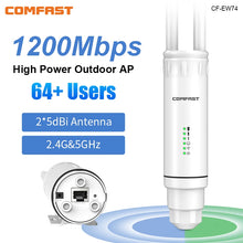 Load image into Gallery viewer, COMFAST CF-E320NV2 Outdoor Long Rang Street Access Point 2.4Ghz + 5.8Ghz Relay Wireless Bridge CPE Wi-Fi
