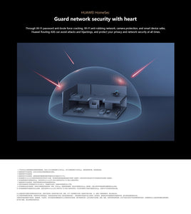 Huawei WiFi AX6 Dual Band WiFi 6+ Router, 7200 Mbps, 4k QAM, 8 Channel Signal, 2.4G and 5G, Wireless / Wired, Wi-Fi 802.11g, QoS