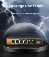 Load image into Gallery viewer, keepLINK KP-9000-6XHML-X 2.5Gb Managed Switch with 5× 2.5Gb Ethernet ports, 1× 10G SFP+ Port, 2.5Gb Cat Stick, 45Gbps Switching

