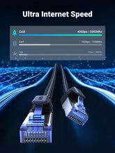 Load image into Gallery viewer, UGREEN CAT8 Ethernet Cable High Speed Braided 40Gbps 2000Mhz Network LAN Cord RJ45 Shielded for Router PC PS5 Modem Xbox
