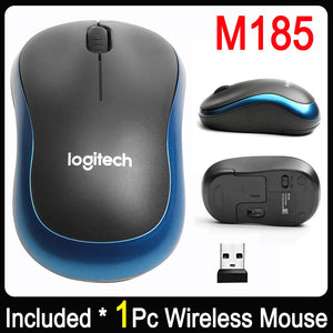 Logitech M330 Wireless Mouse Gaming Esports Peripheral 2.4GHz USB1000DPI 3 Buttons Optical Mouse Adjustable for Laptops PC