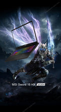 Load image into Gallery viewer, MSI Sword 16 HX Laptop 16 Inch 2.5K QHD 240Hz IPS Screen Notebook i7-14700HX 16GB 1TB SSD RTX4060 Gaming PC
